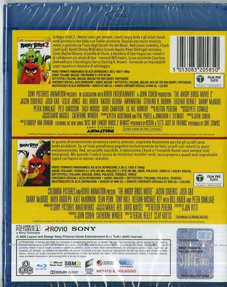Angry Birds 1-2 Collection (Blu-ray) di Thurop Van Orman,John Rice,Clay Kaytis,Fergal Reilly - 2