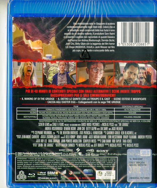 The Grudge (2020) (Blu-ray) di Nicolas Pesce - Blu-ray - 2