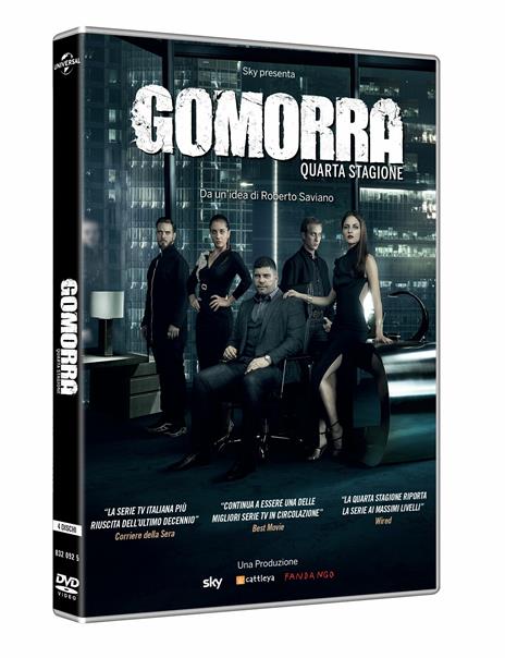 Gomorra. La serie. Stagione 4 (4 DVD) di Francesca Comencini,Marco D'Amore - DVD