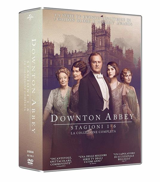 Downton Abbey Collezione Completa Stagione 1-6. Gold Edition. Serie TV ita (24 DVD) di Ashley Pearce,Andy Goddard,Brian Percival,Ben Bolt,Brian Kelly - DVD
