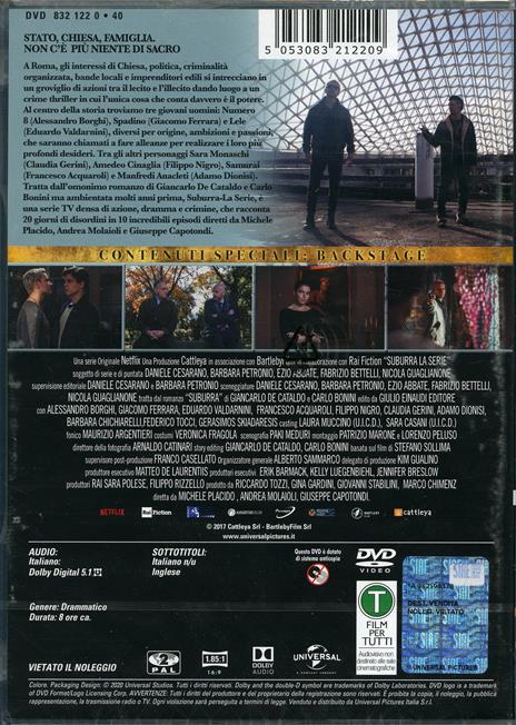 Suburra. Stagione 1. Serie TV ita (3 DVD) di Andrea Molaioli,Giuseppe Capotondi,Michele Placido - DVD - 2