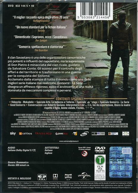 Gomorra. Stagione 1. Serie TV ita (4 DVD) di Stefano Sollima,Cristina Comencini,Claudio Cupellini - DVD - 2