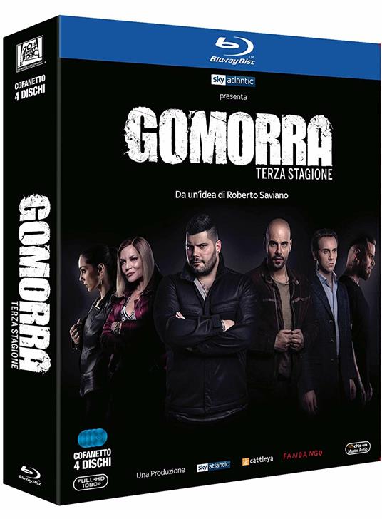 Gomorra. Stagione 3. Serie TV ita (4 Blu-ray) di Stefano Sollima,Cristina Comencini,Claudio Cupellini - Blu-ray