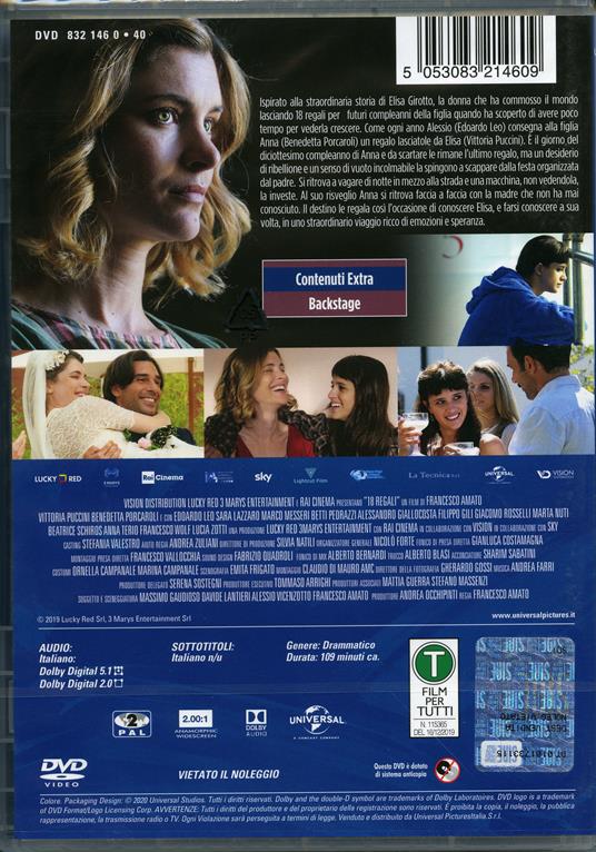 18 Regali (DVD) di Francesco Amato - DVD - 2