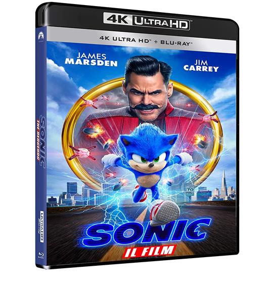 Sonic. Il Film (Blu-ray + Blu-ray Ultra HD 4K) di Jeff Fowler - Blu-ray + Blu-ray Ultra HD 4K