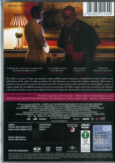 The New Pope. Stagione 2. Serie TV ita (3 DVD) di Paolo Sorrentino - DVD - 2