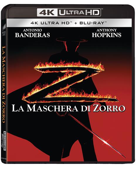 La maschera di Zorro (Blu-ray + Blu-ray UltraHD 4K) di Martin Campbell - Blu-ray + Blu-ray Ultra HD 4K
