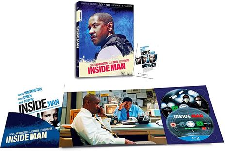 Inside Man. Limited Edition. I Numeri 1. Con Booklet e magnete (DVD + Blu-ray) di Spike Lee - DVD + Blu-ray