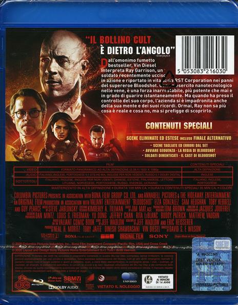 Bloodshot (Blu-ray) di Dave Wilson - Blu-ray - 2