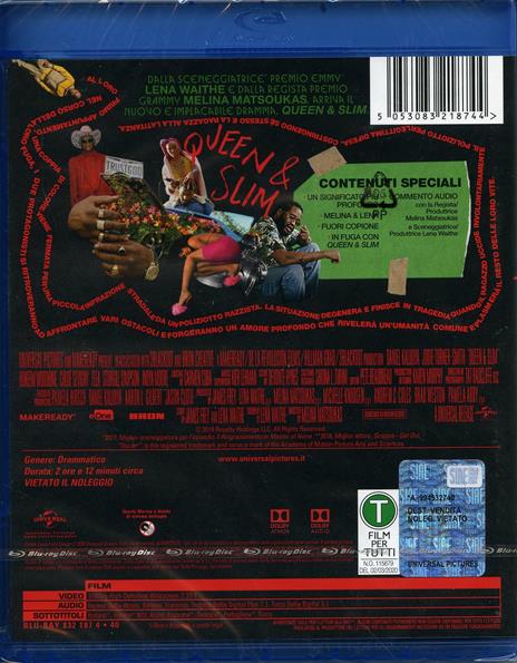 Queen & Slim (Blu-ray) di Melina Matsoukas - Blu-ray - 2