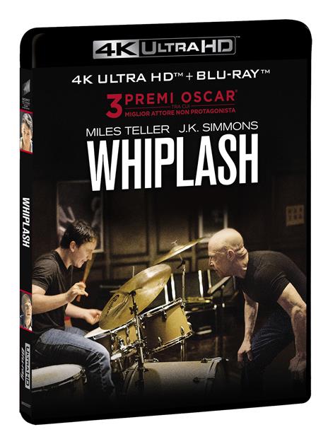 Whiplash (Blu-ray + Blu-ray Ultra HD 4K) di Damien Chazelle - Blu-ray + Blu-ray Ultra HD 4K