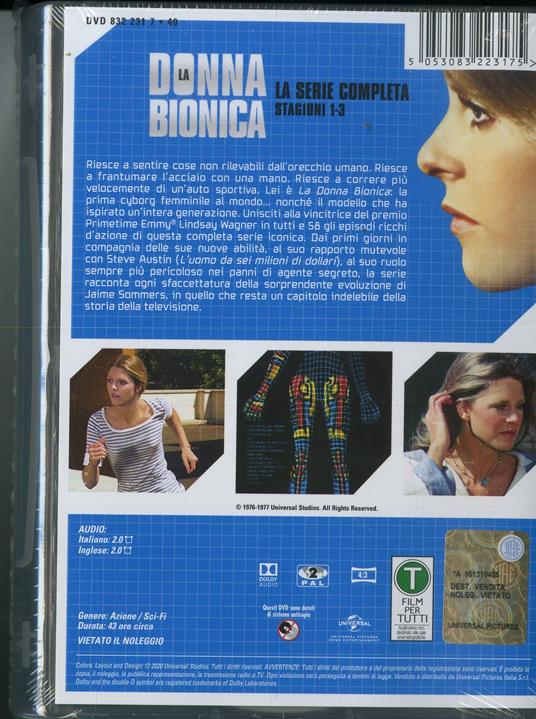 La donna bionica. Serie Completa. Stagioni 1-3 (16 DVD) di Alan Crosland,William J. Hole Jr. - DVD - 2