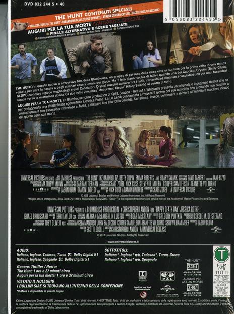 The Hunt - Auguri per la tua morte (2 DVD) di Craig Zobel,Christopher Landon - 2