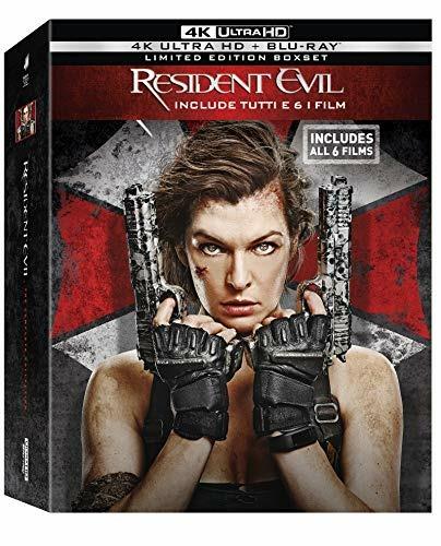 Resident Evil. La Collezione Completa 6 Film (6 Blu-ray + 6 Blu-ray Ultra HD 4K) di Paul W.S. Anderson,Alexander Witt,Russell Mulcahy