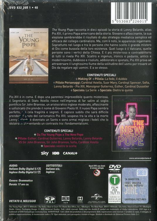 The Young Pope - The New Pope. Stagioni 1-2. Collezione completa. Serie TV ita (6 DVD) di Paolo Sorrentino - DVD - 2