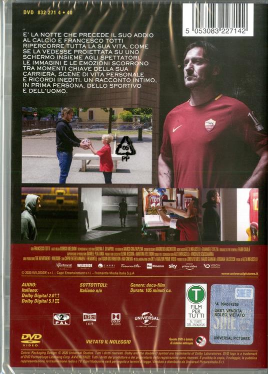 Mi chiamo Francesco Totti (DVD) di Alex Infascelli - DVD - 2