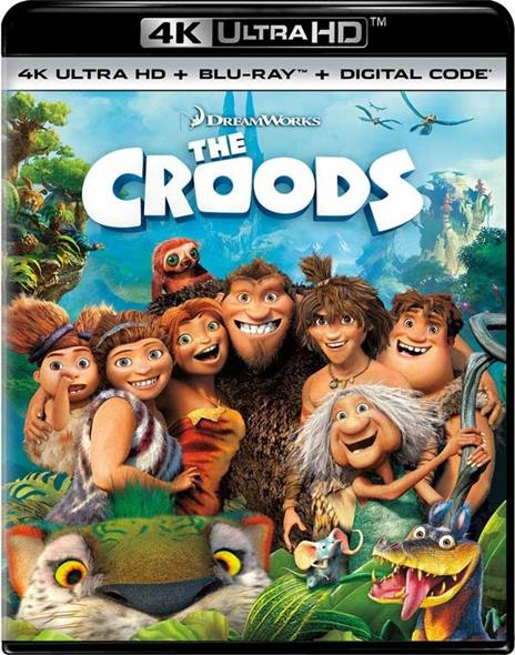 Croods (Blu-ray + Blu-ray Ultra HD 4K) di Kirk De Micco,Chris Sanders - Blu-ray + Blu-ray Ultra HD 4K