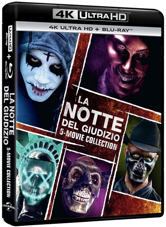 La notte del giudizio. 5 Movie Collection (Blu-ray + Blu-ray Ultra HD 4K)