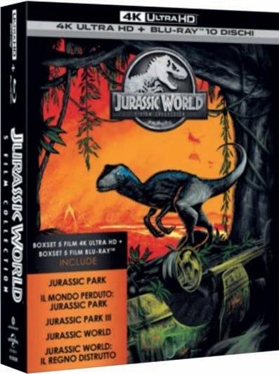 Jurassic. 5 Movie Collection (Blu-ray + Blu-ray Ultra HD 4K) - Blu-ray + Blu-ray Ultra HD 4K