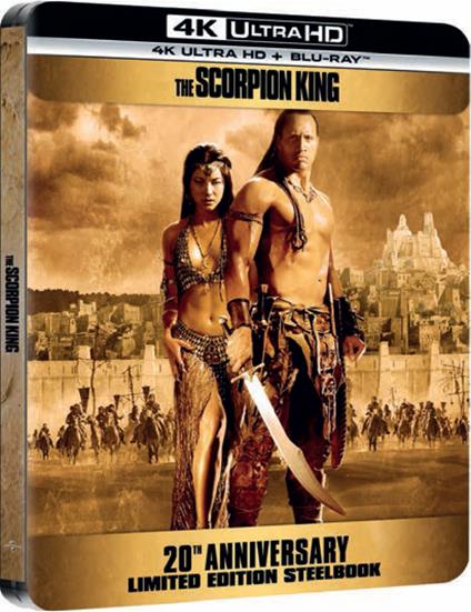 Il Re Scorpione (20th Anniversary Steelbook) (Blu-ray + Blu-ray Ultra HD 4K) di Chuck Russell - Blu-ray + Blu-ray Ultra HD 4K