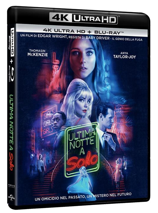 L' ultima notte a Soho (Blu-ray + Blu-ray Ultra HD 4K) di Edgar Wright - Blu-ray + Blu-ray Ultra HD 4K
