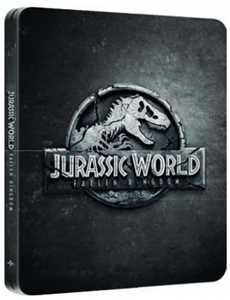 Film Jurassic World. Il regno distrutto. Steelbook (Blu-ray + Blu-ray Ultra HD 4K) Juan Antonio Bayona