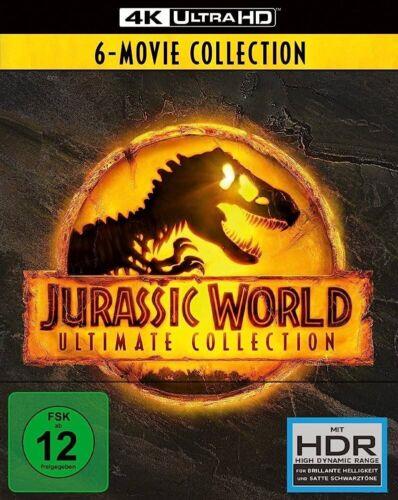 Jurassic World. 6 Movie Collection (6 Blu-ray + 6 Blu-ray Ultra HD 4K) di Steven Spielberg,Joe Johnston,Colin Trevorrow