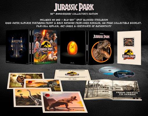 Jurassic Park. 30th Anniversary Steelbook Special Edition (Blu-ray + Blu-ray Ultra HD 4K) di Steven Spielberg - Blu-ray + Blu-ray Ultra HD 4K