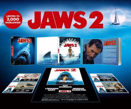 Lo squalo 2. 45mo anniversario. Steelbook (Blu-ray + Blu-ray Ultra HD 4K) di Jeannot Szwarc - Blu-ray + Blu-ray Ultra HD 4K