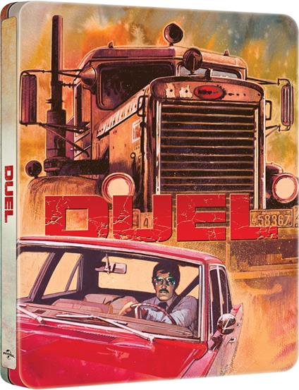 Duel. Lenticular Steelbook Plus (Blu-ray + Blu-ray Ultra HD 4K) di Steven Spielberg - Blu-ray + Blu-ray Ultra HD 4K