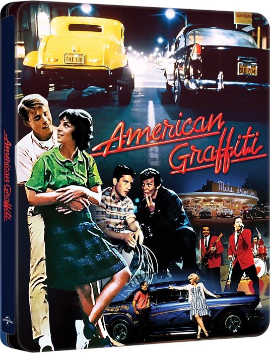 American Graffiti. Steelbook (Blu-ray + Blu-ray Ultra HD 4K) di George Lucas - Blu-ray + Blu-ray Ultra HD 4K
