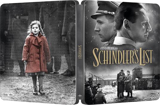 Schindler's List. 30th Anniversary Steelbook Essential Collection (Blu-ray + Blu-ray Ultra HD 4K) di Steven Spielberg - Blu-ray + Blu-ray Ultra HD 4K - 3