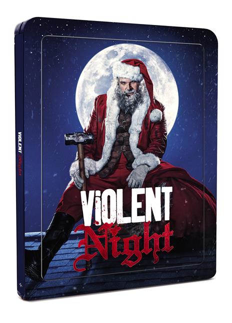 Violent Night. Steelbook (Blu-ray + Blu-ray Ultra HD 4K) di Tommy Wirkola - Blu-ray + Blu-ray Ultra HD 4K