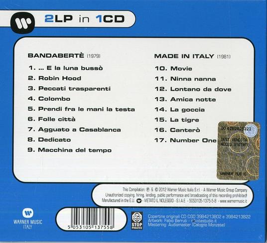 BandaBertè - Made in Italy - CD Audio di Loredana Bertè - 2