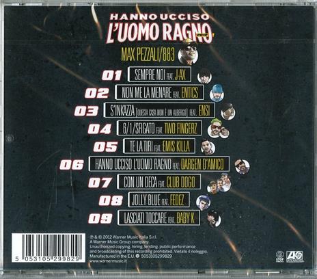 Hanno ucciso l'Uomo Ragno 2012 (20th Anniversary Edition) - CD Audio di 883,Max Pezzali - 2