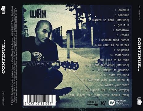 Continue - CD Audio di Wax - 2