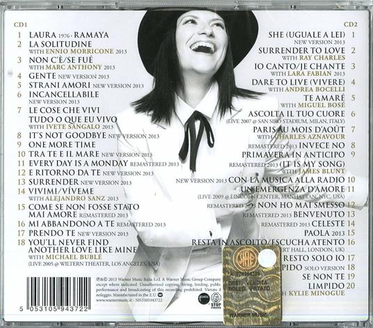 20. The Greatest Hits - Laura Pausini - CD