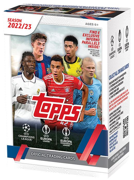 TOPPS Card UEFA Club Competitions 2022/23 Pack 7 Bustine
