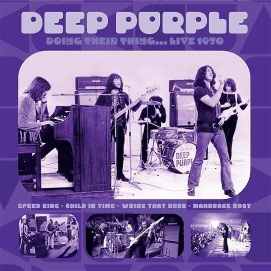 Doing Their Thing... Live 1970 (Purple Edition) - Vinile 10'' di Deep Purple