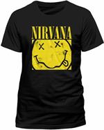 T-Shirt uomo Nirvana. Box Smiley