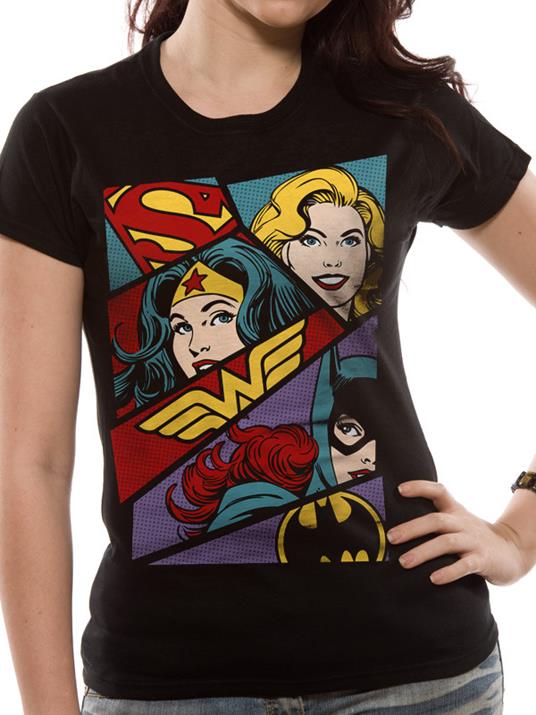 T-Shirt Unisex Tg. XL Dc Originals. Heroine Art