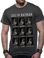T-Shirt Unisex Tg. S Dc Originals. Moods Of Batman