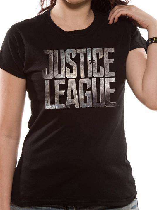 T-Shirt Unisex Tg. 2Xl Justice League Movie. Logo