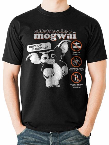 Retro Styler Mogwai Guida Gremlins Uomo Nero T Shirt: Media