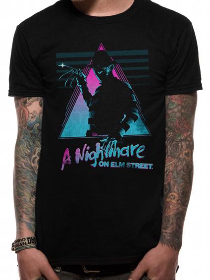 Nightmare On Elm Street: Retro. T-Shirt Unisex Tg. L