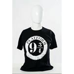 Harry Potter: Black Platform 9&3 Quarters (T-Shirt Unisex Tg. M)