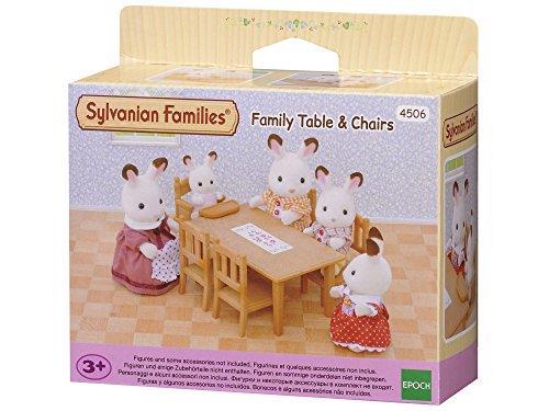 Sylvanian Families Set Tavolo+Sedie-Family Table&Chairs 4506 - 4