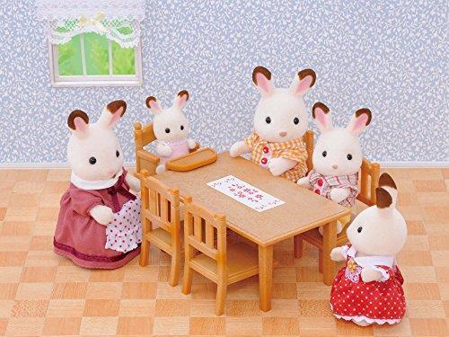 Sylvanian Families Set Tavolo+Sedie-Family Table&Chairs 4506 - 6