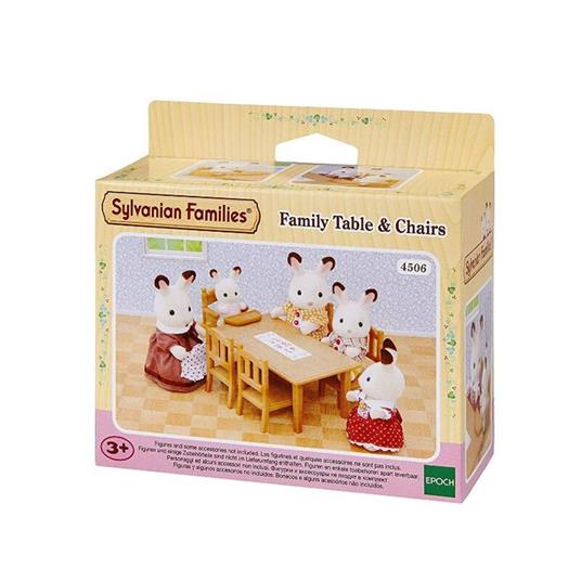 Sylvanian Families Set Tavolo+Sedie-Family Table&Chairs 4506 - 2
