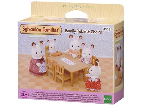 Sylvanian Families Set Tavolo+Sedie-Family Table&Chairs 4506 - 13